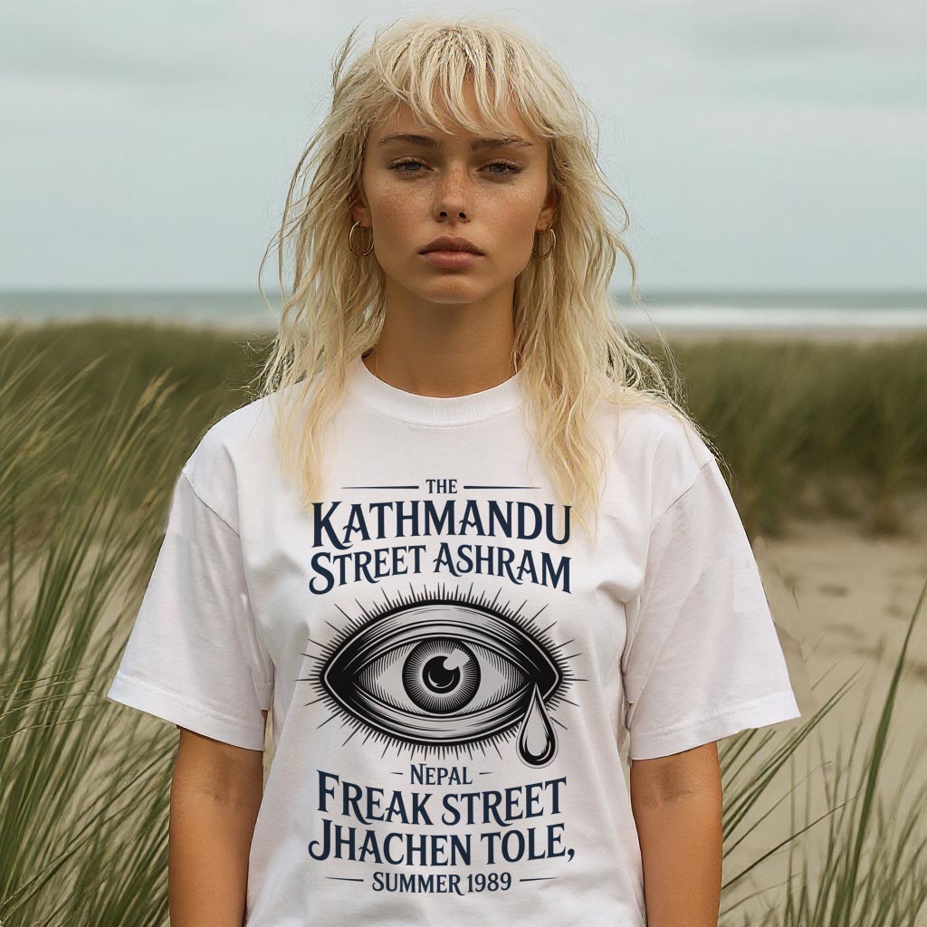 Vintage Kathmandu Street Ashram Oversized T-Shirt