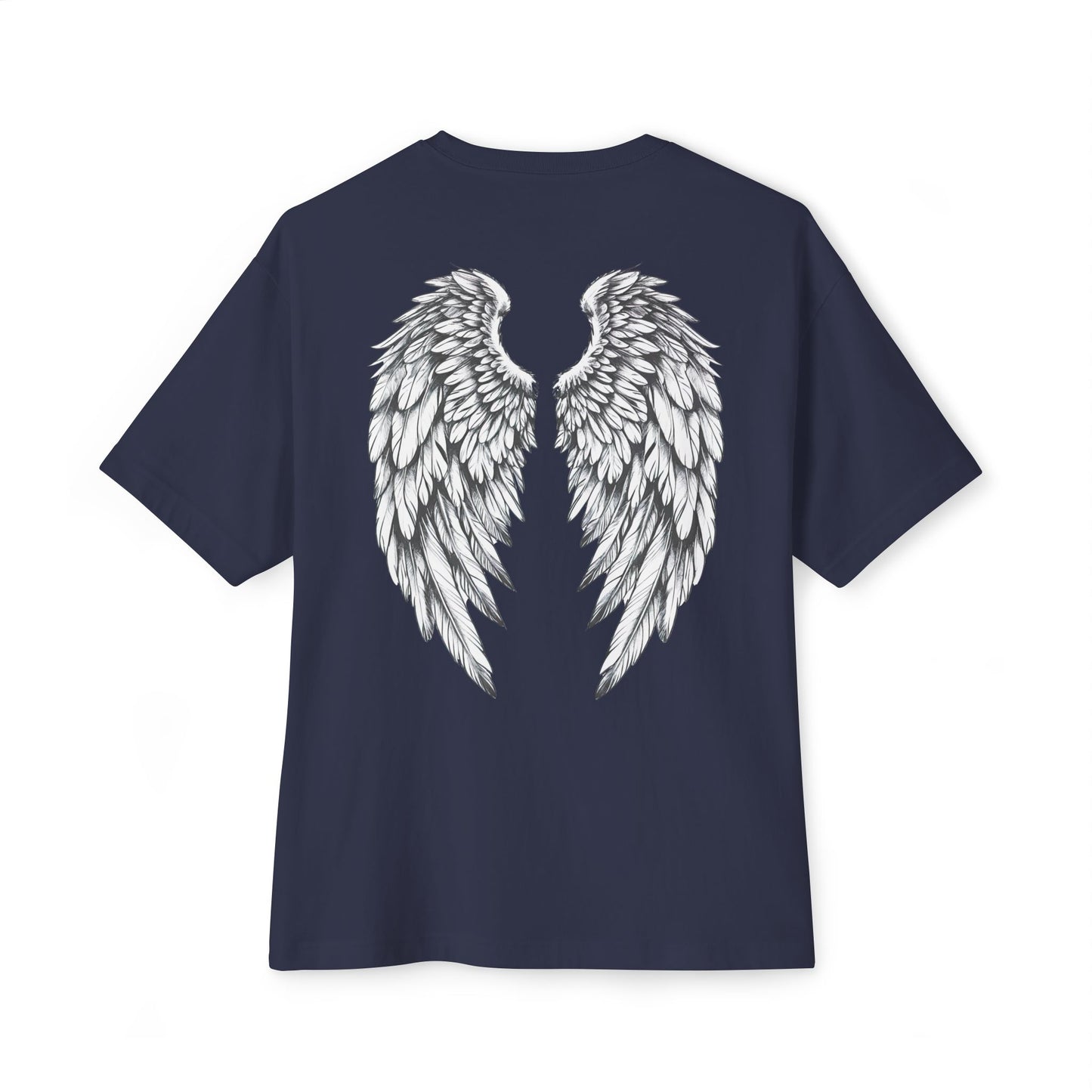 Angel Wings Oversized Boxy T-Shirt – Light, Freedom & Presence