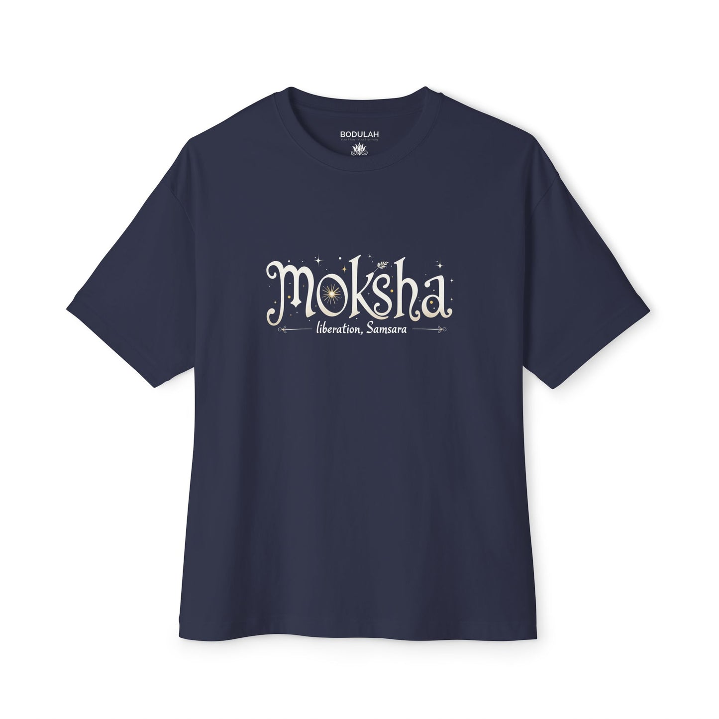 Moksha Liberation T-Shirt – Oversized Boxy Unisex Tee