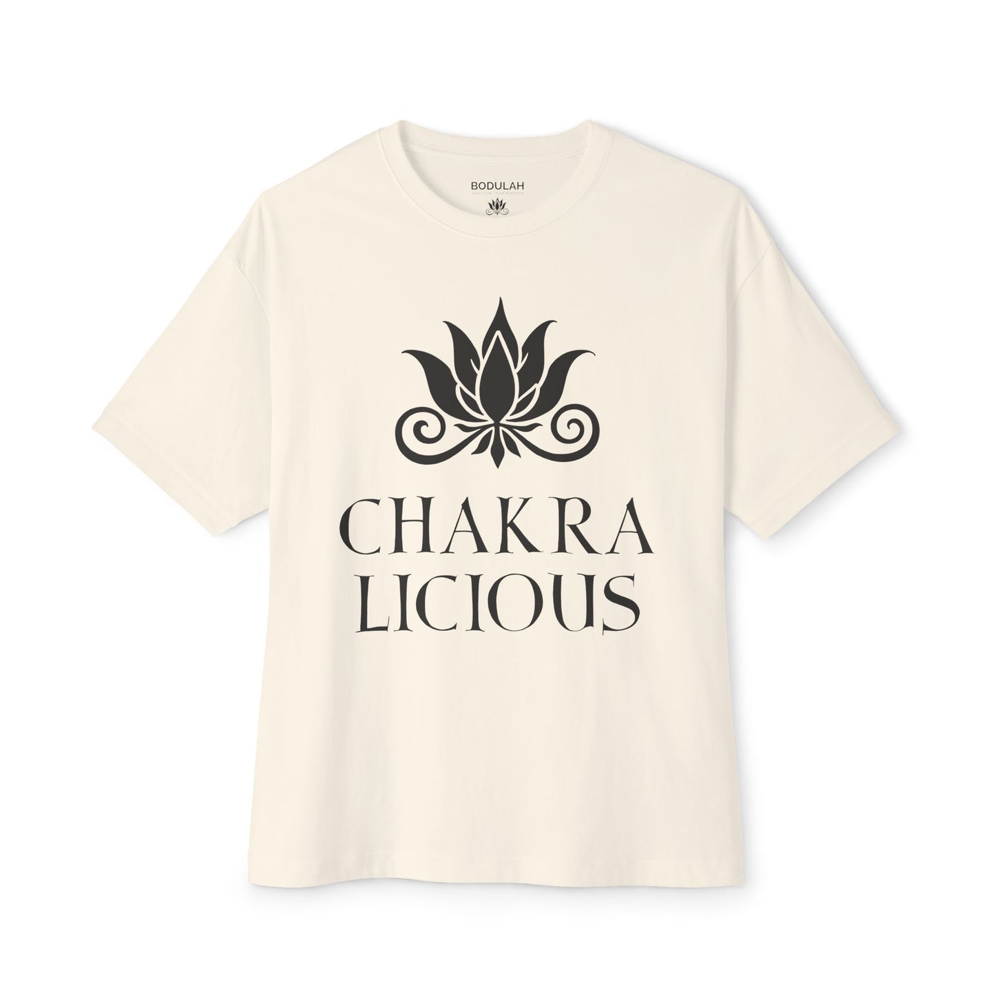 Chakralicious Oversized Boxy T-Shirt – Awaken Your Inner Radiance