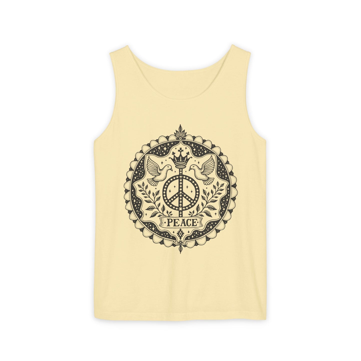 Peace Graphic Relaxed Fit Tank Top
