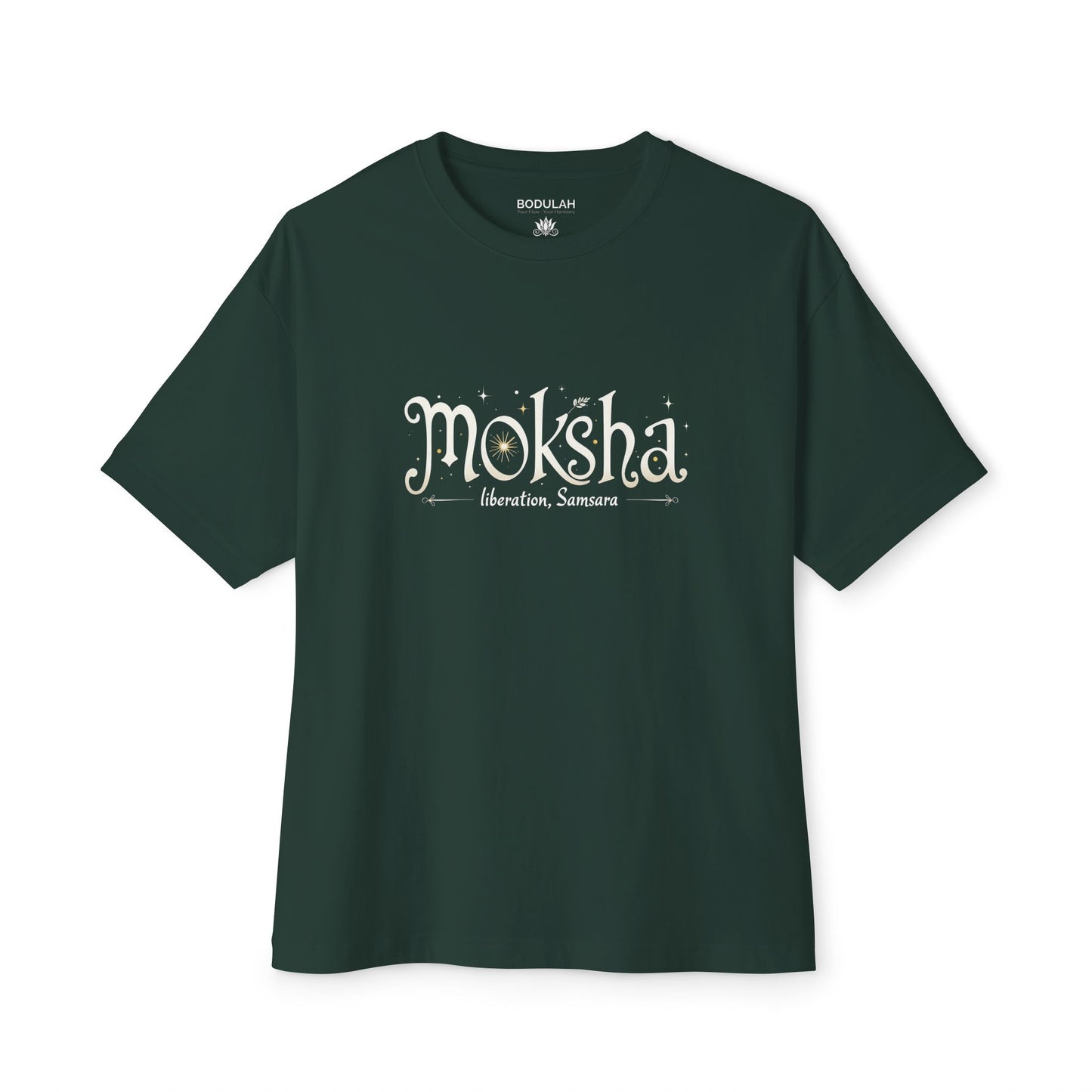 Moksha Liberation T-Shirt – Oversized Boxy Unisex Tee