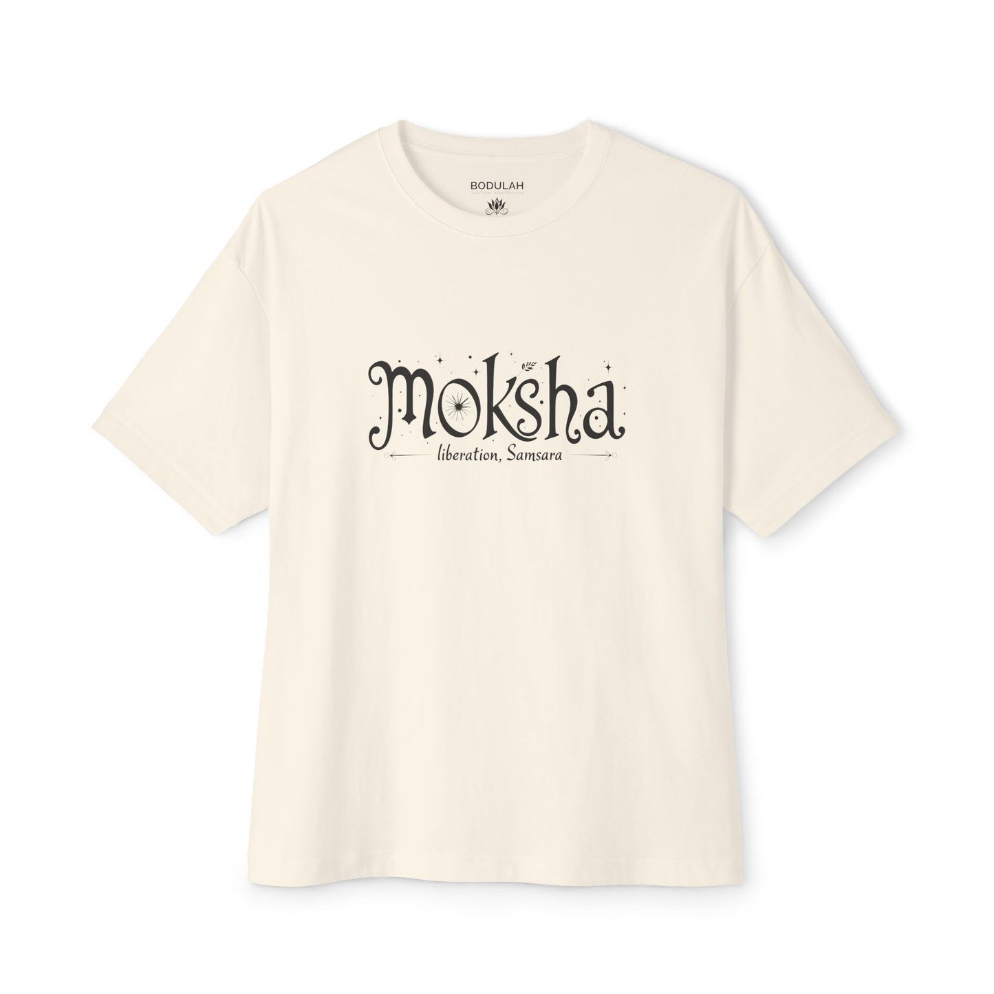 Moksha Liberation T-Shirt – Oversized Boxy Unisex Tee