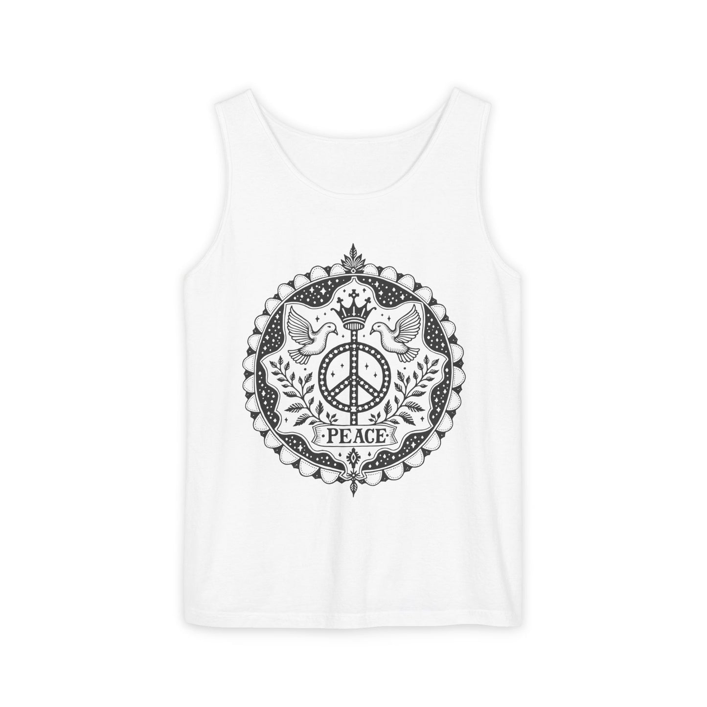 Peace Graphic Relaxed Fit Tank Top