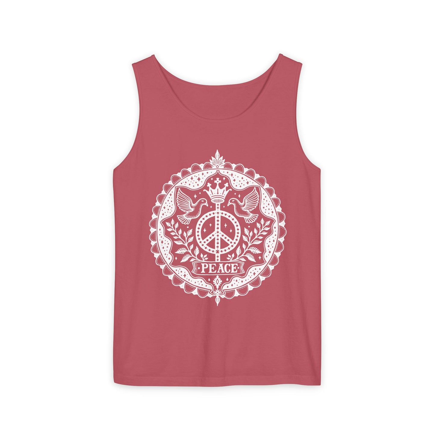 Peace Graphic Relaxed Fit Tank Top