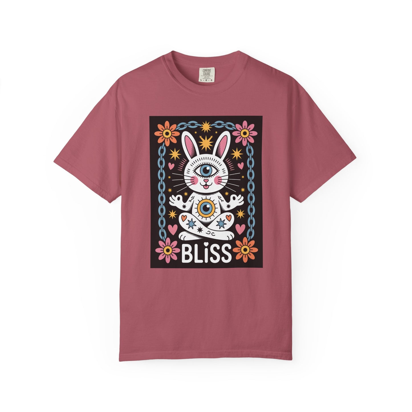 Yoga Bliss Bunny T-Shirt – Third Eye Cosmic Style