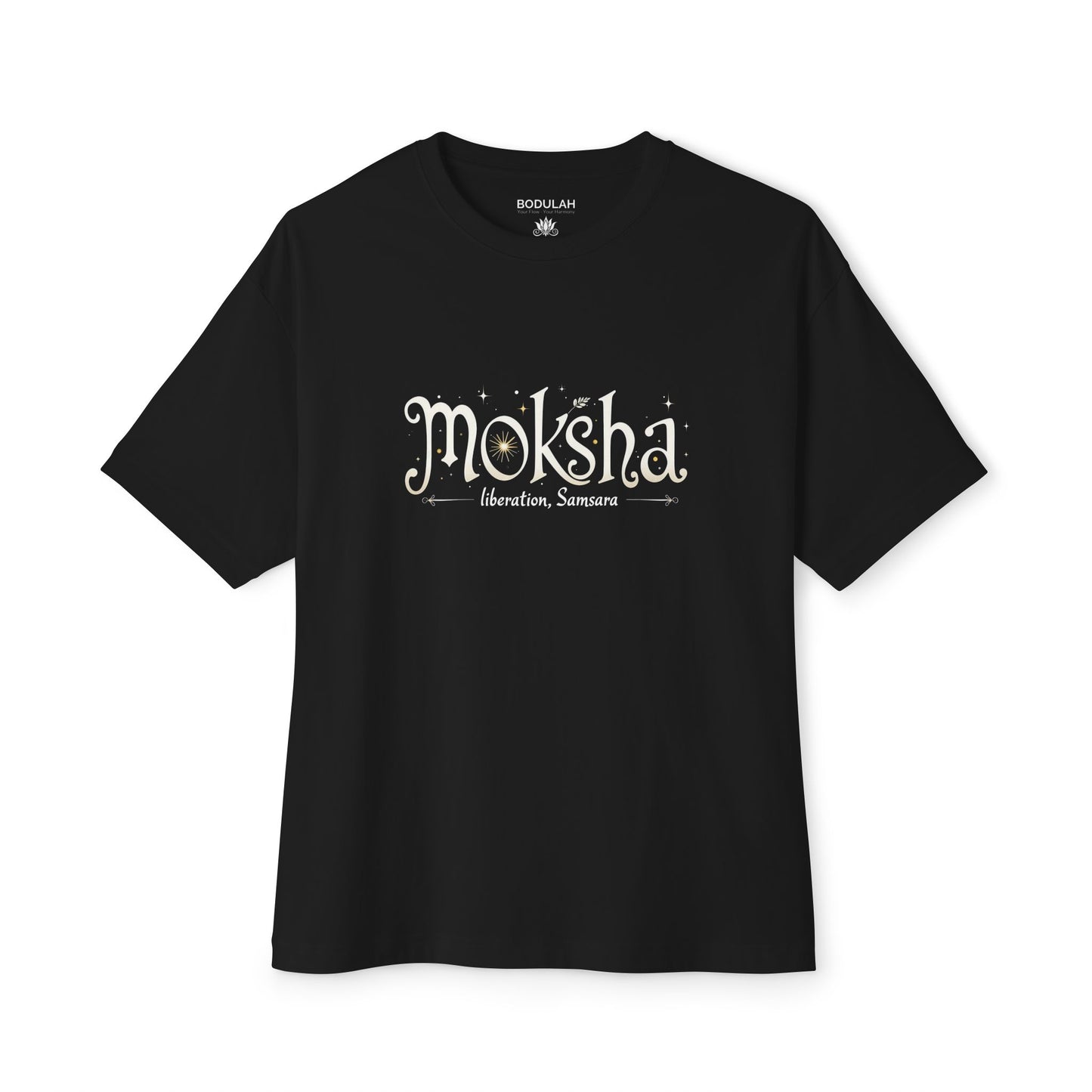Moksha Liberation T-Shirt – Oversized Boxy Unisex Tee