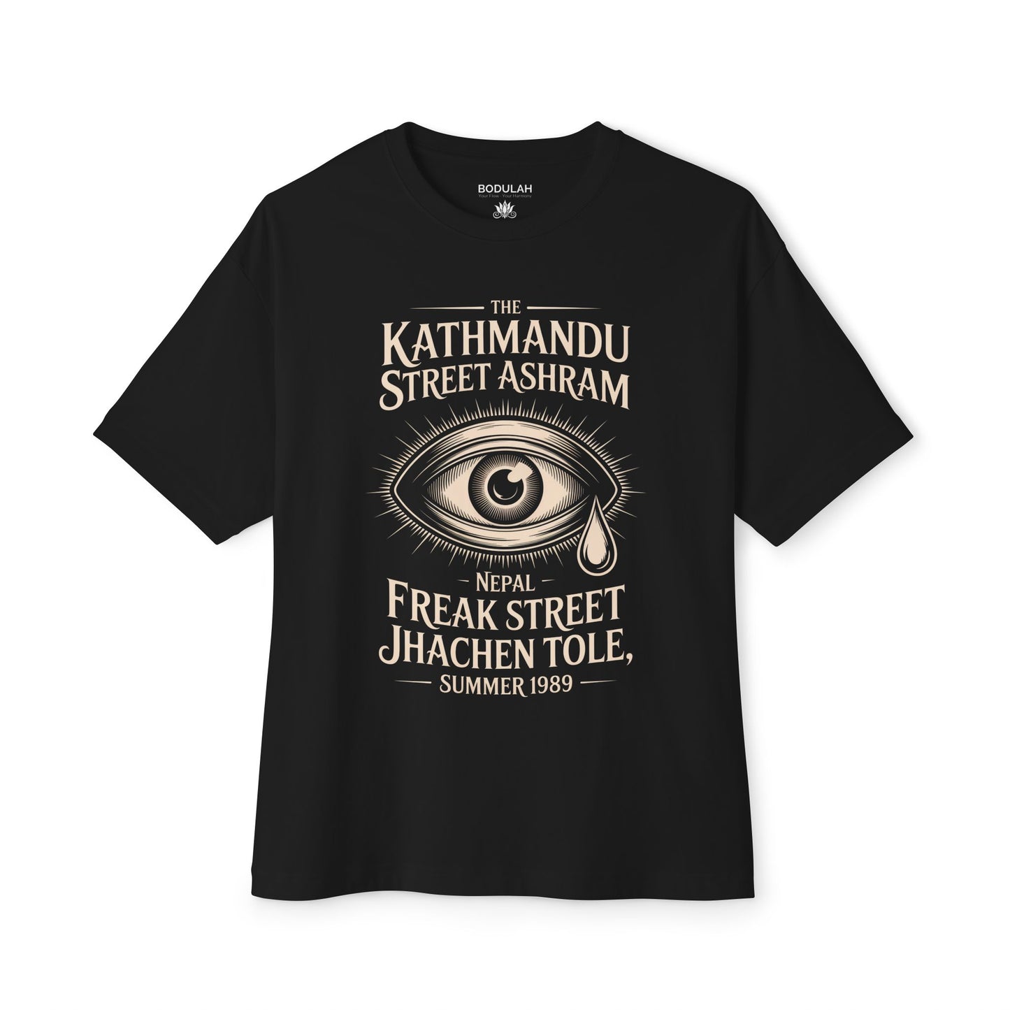 Vintage Kathmandu Street Ashram Oversized T-Shirt