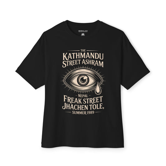 Vintage Kathmandu Street Ashram Oversized T-Shirt
