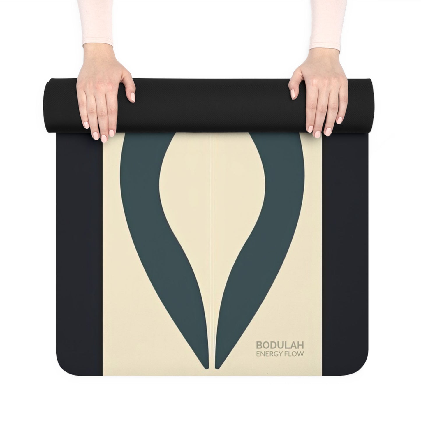 Energy Flow Yoga Mat 5 - Unity in Motion, Circle of Calm -  Non-Slip Exercise Mat for Home Gym Pilates Meditation & Yoga Practice