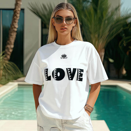 LOVE Oversized Boxy T-Shirt