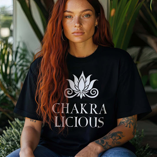 Chakralicious Oversized Boxy T-Shirt – Awaken Your Inner Radiance