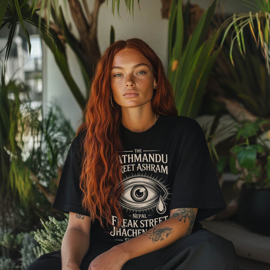 Vintage Kathmandu Street Ashram Oversized T-Shirt