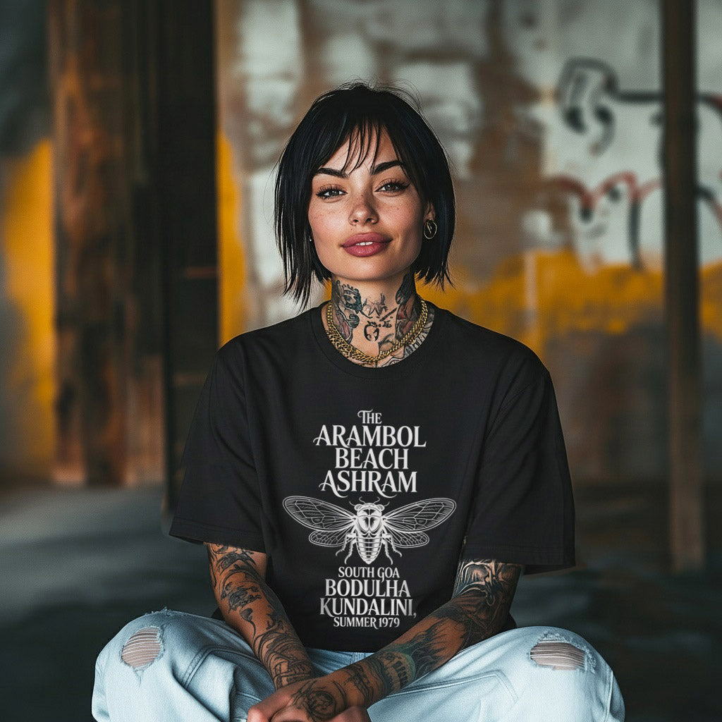 Vintage Arambol Beach Ashram 1979 Oversized T-Shirt