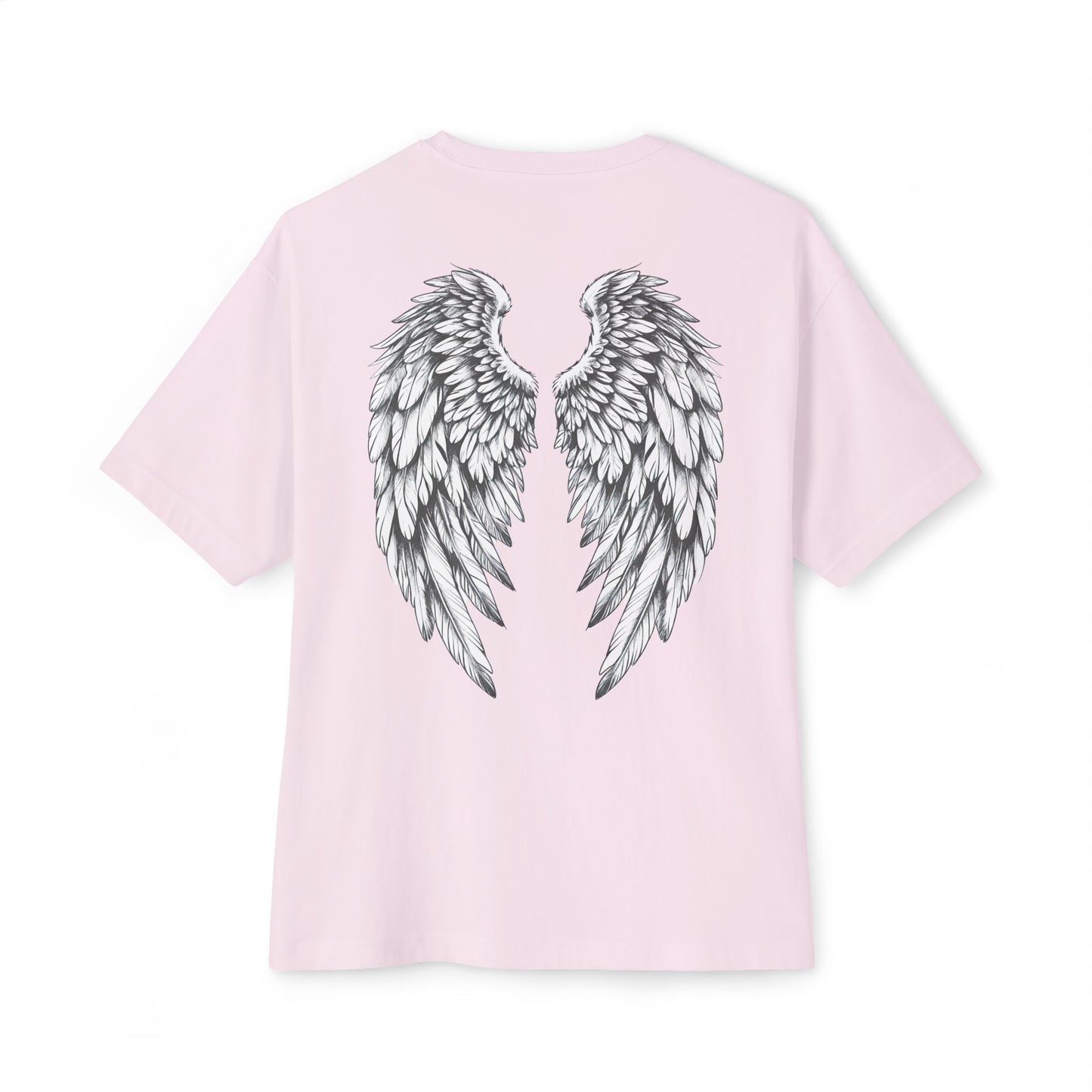 Angel Wings Oversized Boxy T-Shirt – Light, Freedom & Presence