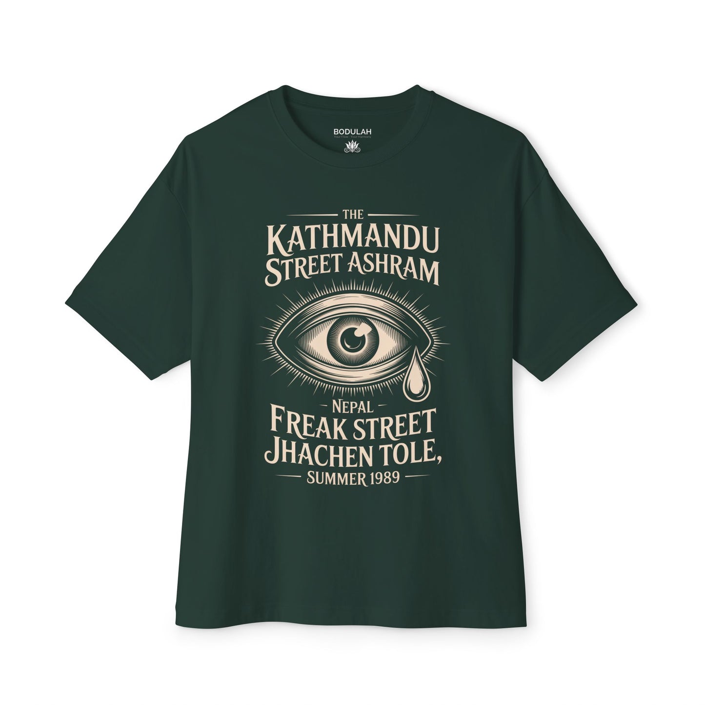 Vintage Kathmandu Street Ashram Oversized T-Shirt