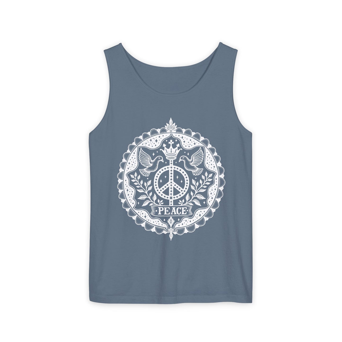Peace Graphic Relaxed Fit Tank Top