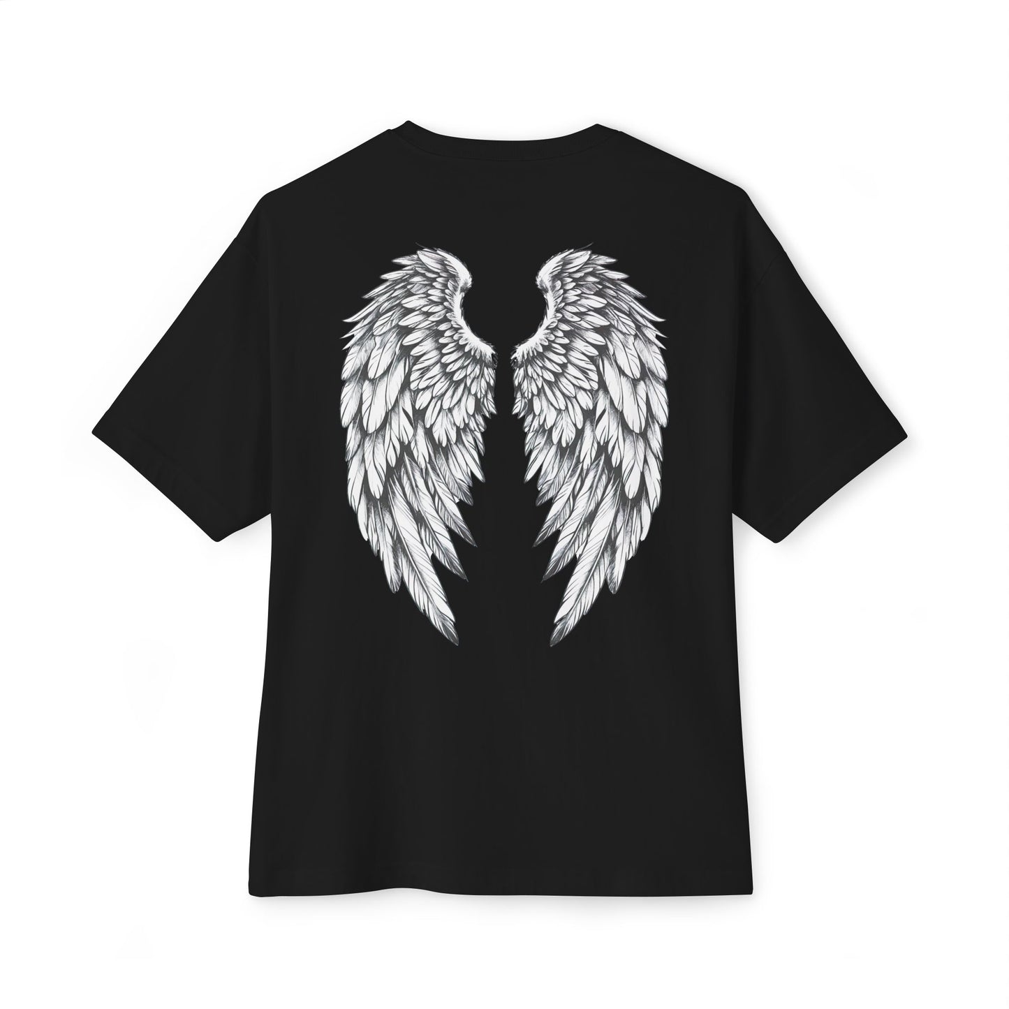 Angel Wings Oversized Boxy T-Shirt – Light, Freedom & Presence