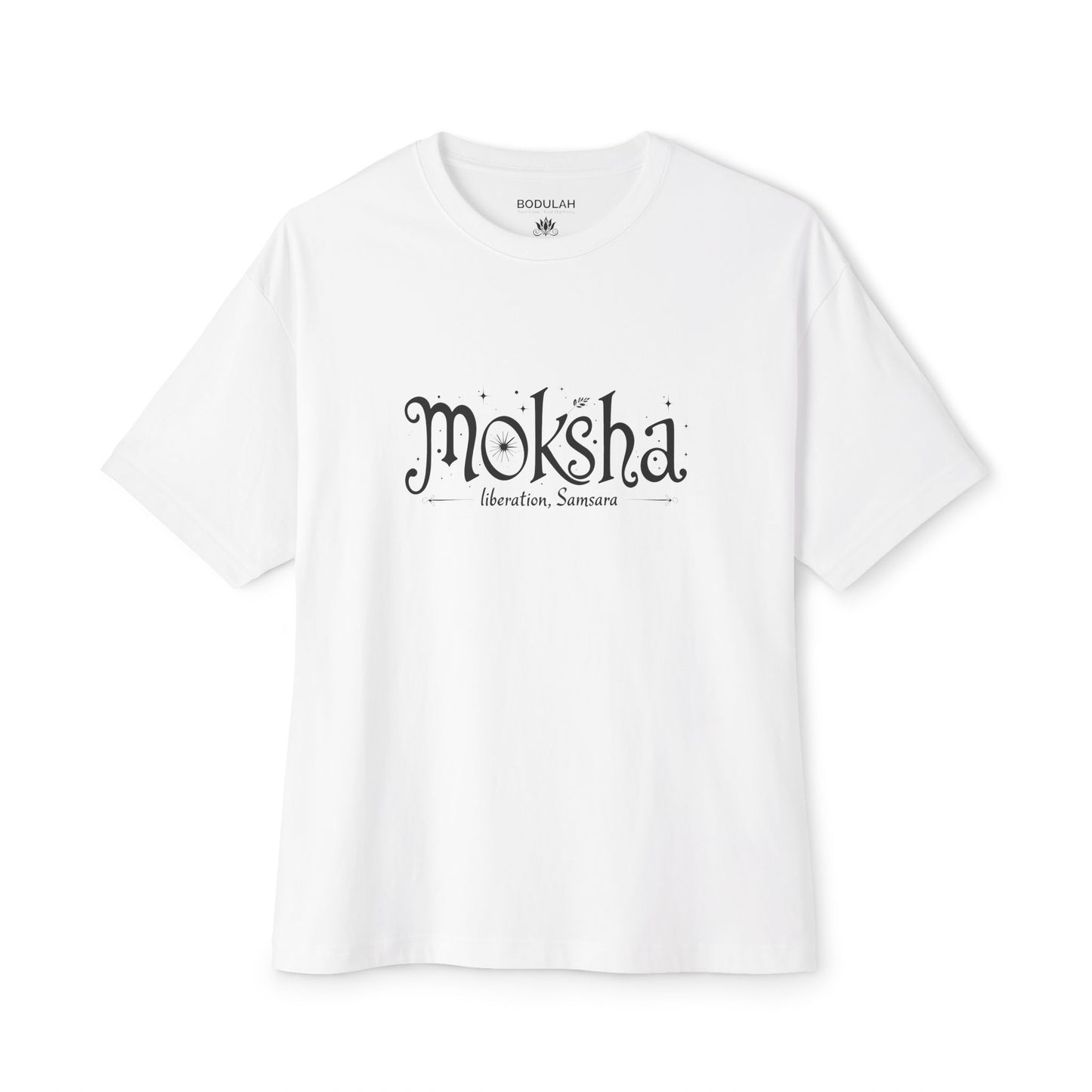 Moksha Liberation T-Shirt – Oversized Boxy Unisex Tee