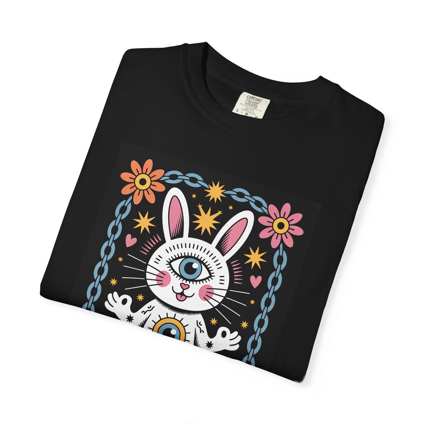 Yoga Bliss Bunny T-Shirt – Third Eye Cosmic Style