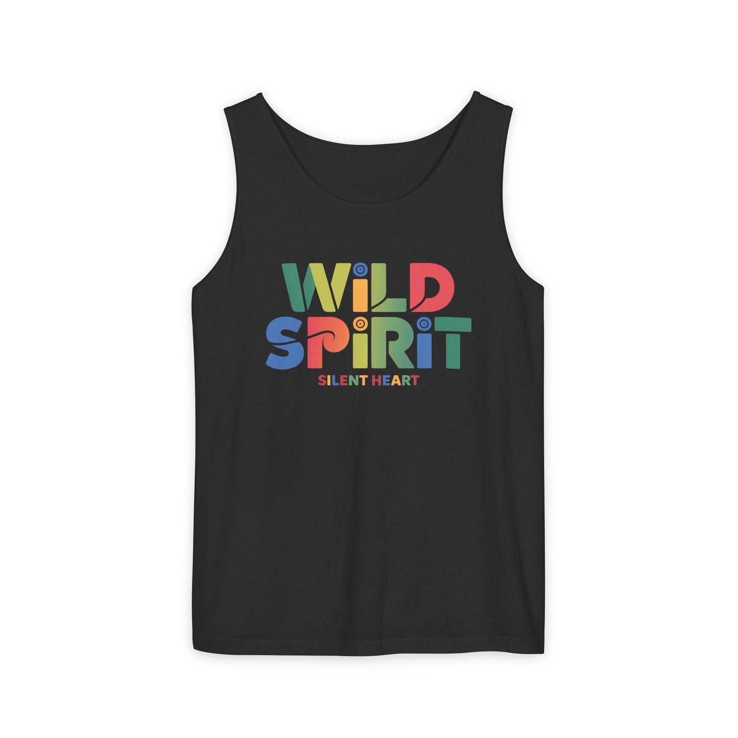 Wild Spirit Silent Heart Relaxed Fit Tank Top
