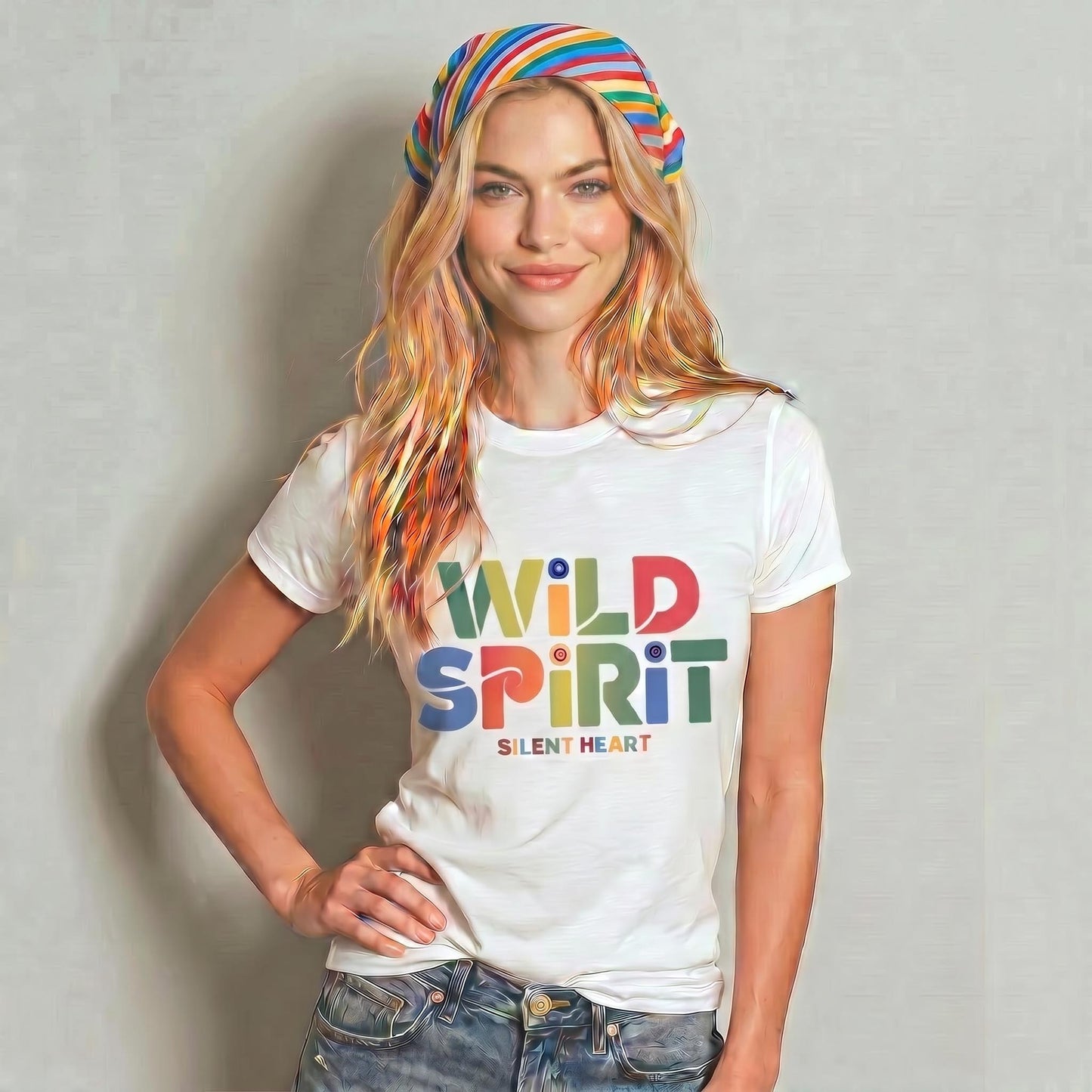 Wild Spirit Silent Heart Yoga T-Shirt – Free Soul Mindful Living