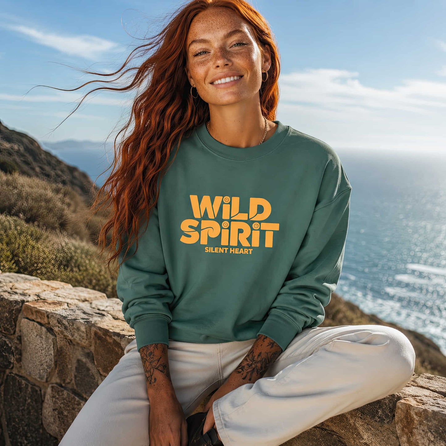 Wild Spirit – Silent Heart Sweatshirt