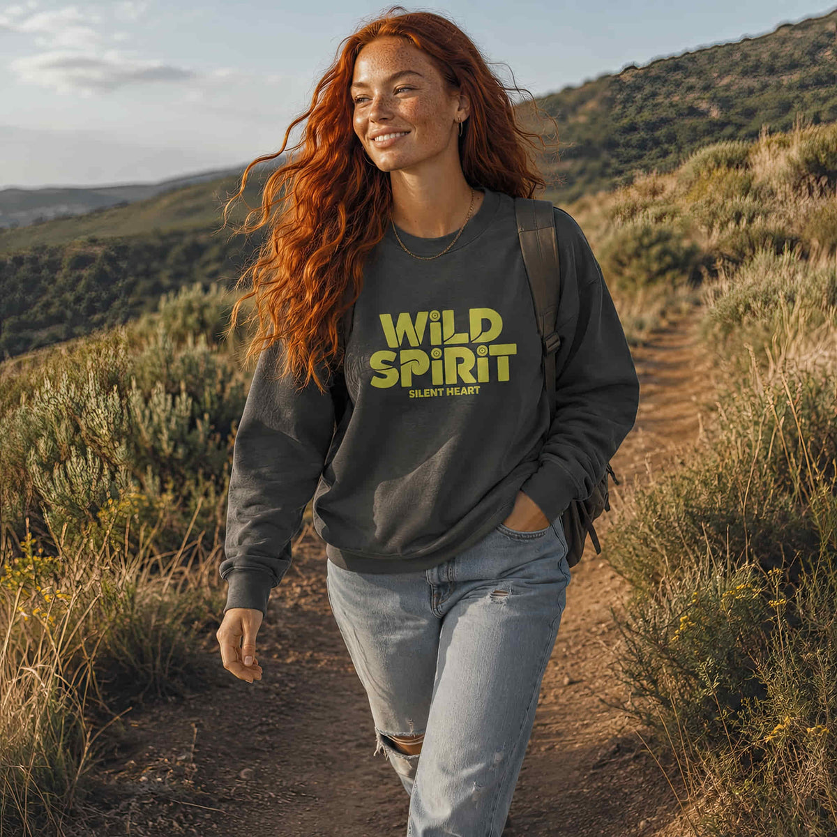 Wild Spirit – Silent Heart Sweatshirt