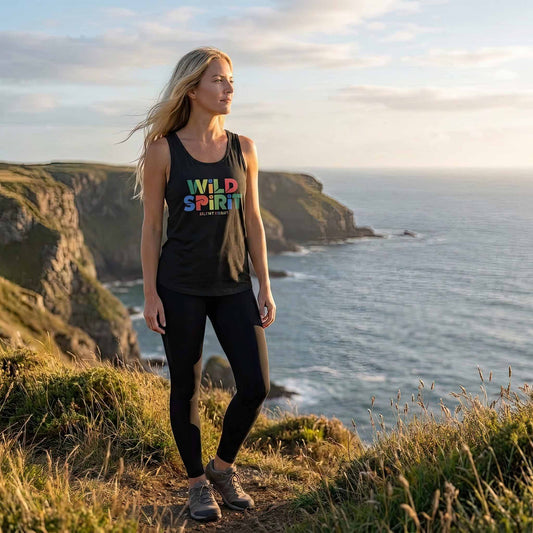 Wild Spirit Silent Heart Relaxed Fit Tank Top