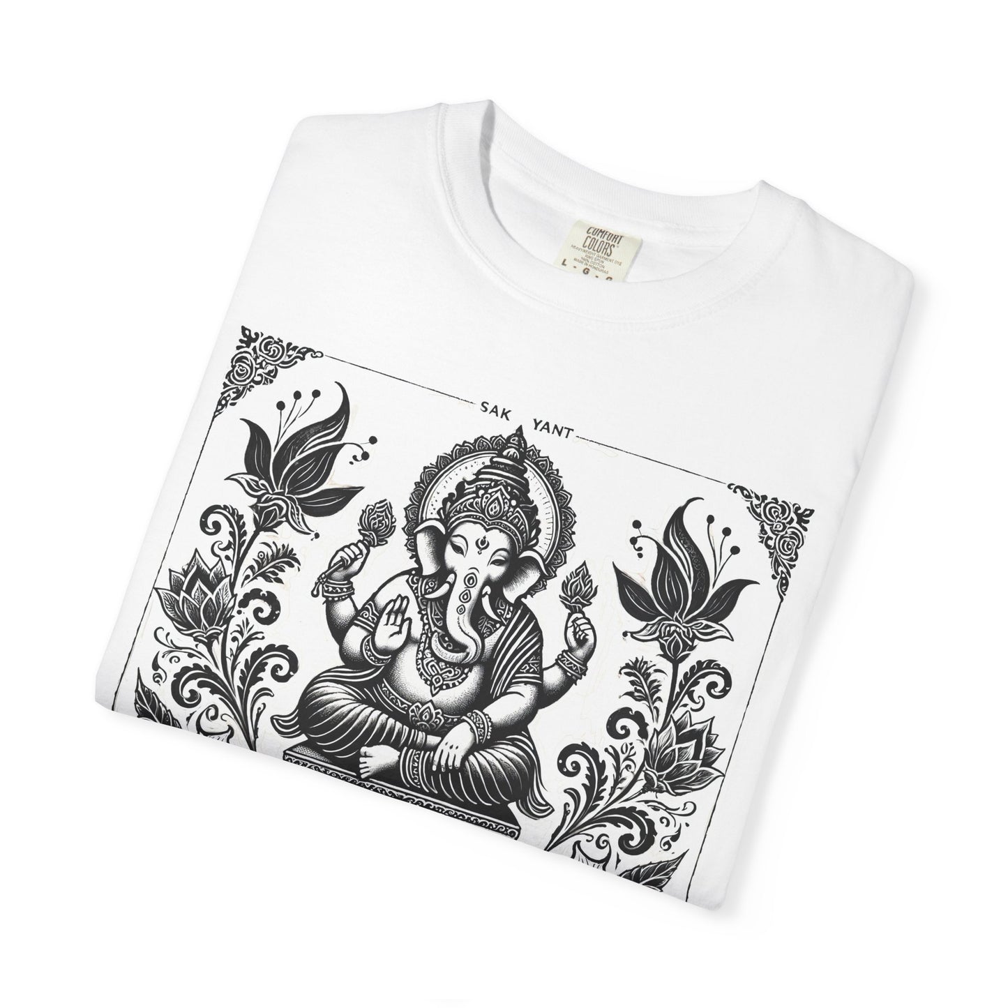 "Ganesh" Yoga T-Shirt – Sacred Elephant Symbol